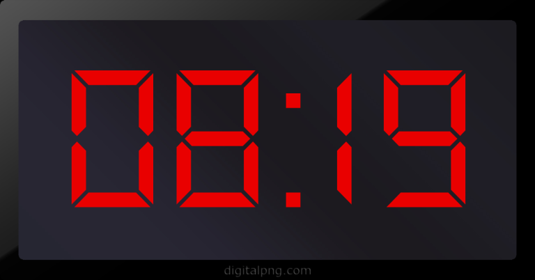 Digital LED 00:50 Alarm Clock Time PNG « Digital PNG