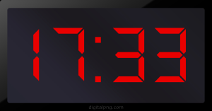 Digital LED Clock Time Digital LED Clock Time Digital LED Clock Time Digital LED Clock Time Digital LED Clock Time Digital LED Clock Time 17:33