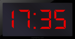 Digital LED Clock Time Digital LED Clock Time Digital LED Clock Time Digital LED Clock Time Digital LED Clock Time Digital LED Clock Time 17:35