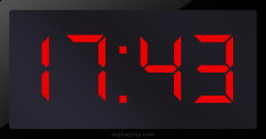 Digital LED Clock Time Digital LED Clock Time Digital LED Clock Time Digital LED Clock Time Digital LED Clock Time Digital LED Clock Time 17:43