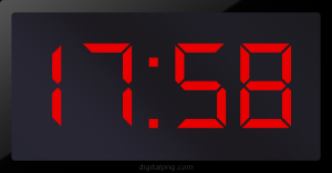 Digital LED Clock Time Digital LED Clock Time Digital LED Clock Time Digital LED Clock Time Digital LED Clock Time Digital LED Clock Time 17:58