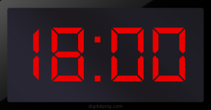 Digital LED Clock Time Digital LED Clock Time Digital LED Clock Time Digital LED Clock Time Digital LED Clock Time Digital LED Clock Time 18:00