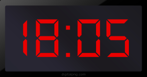 Digital LED Clock Time Digital LED Clock Time Digital LED Clock Time Digital LED Clock Time Digital LED Clock Time Digital LED Clock Time 18:05