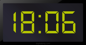 Digital LED Clock Time Digital LED Clock Time Digital LED Clock Time Digital LED Clock Time Digital LED Clock Time Digital LED Clock Time 18:06