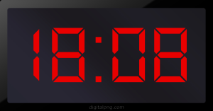 Digital LED Clock Time Digital LED Clock Time Digital LED Clock Time Digital LED Clock Time Digital LED Clock Time Digital LED Clock Time 18:08