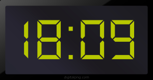 Digital LED Clock Time Digital LED Clock Time Digital LED Clock Time Digital LED Clock Time Digital LED Clock Time Digital LED Clock Time 18:09