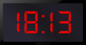 Digital LED Clock Time Digital LED Clock Time Digital LED Clock Time Digital LED Clock Time Digital LED Clock Time Digital LED Clock Time 18:13