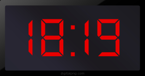 Digital LED Clock Time Digital LED Clock Time Digital LED Clock Time Digital LED Clock Time Digital LED Clock Time Digital LED Clock Time 18:19