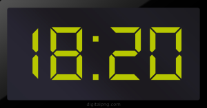 Digital LED Clock Time Digital LED Clock Time Digital LED Clock Time Digital LED Clock Time Digital LED Clock Time Digital LED Clock Time 18:20
