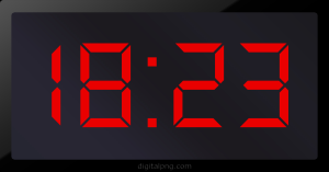 Digital LED Clock Time Digital LED Clock Time Digital LED Clock Time Digital LED Clock Time Digital LED Clock Time Digital LED Clock Time 18:23