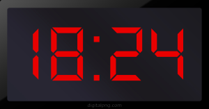 Digital LED Clock Time Digital LED Clock Time Digital LED Clock Time Digital LED Clock Time Digital LED Clock Time Digital LED Clock Time 18:24
