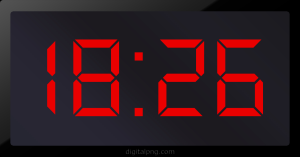 Digital LED Clock Time Digital LED Clock Time Digital LED Clock Time Digital LED Clock Time Digital LED Clock Time Digital LED Clock Time 18:26