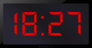 Digital LED Clock Time Digital LED Clock Time Digital LED Clock Time Digital LED Clock Time Digital LED Clock Time Digital LED Clock Time 18:27