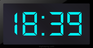 Digital LED Clock Time Digital LED Clock Time Digital LED Clock Time Digital LED Clock Time 18:39