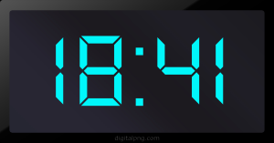Digital LED Clock Time Digital LED Clock Time Digital LED Clock Time Digital LED Clock Time 18:41