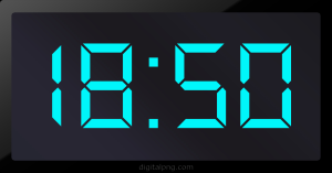 Digital LED Clock Time Digital LED Clock Time Digital LED Clock Time Digital LED Clock Time 18:50