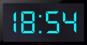 Digital LED Clock Time Digital LED Clock Time Digital LED Clock Time Digital LED Clock Time 18:54