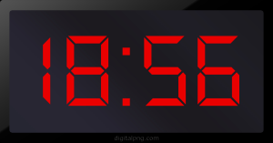Digital LED Clock Time Digital LED Clock Time Digital LED Clock Time Digital LED Clock Time 18:56