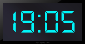 Digital LED Clock Time Digital LED Clock Time Digital LED Clock Time Digital LED Clock Time 19:05