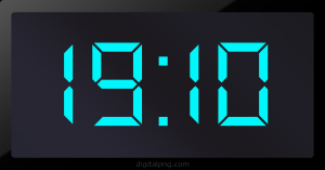Digital LED Clock Time Digital LED Clock Time Digital LED Clock Time Digital LED Clock Time 19:10