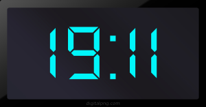 Digital LED Clock Time Digital LED Clock Time Digital LED Clock Time Digital LED Clock Time 19:11