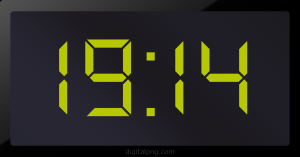 Digital LED Clock Time Digital LED Clock Time Digital LED Clock Time Digital LED Clock Time 19:14