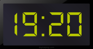 Digital LED Clock Time Digital LED Clock Time Digital LED Clock Time Digital LED Clock Time 19:20