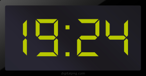 Digital LED Clock Time Digital LED Clock Time Digital LED Clock Time Digital LED Clock Time 19:24