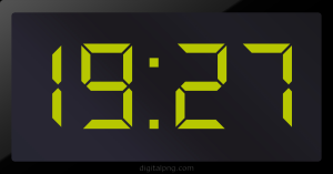 Digital LED Clock Time Digital LED Clock Time Digital LED Clock Time Digital LED Clock Time 19:27