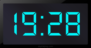 Digital LED Clock Time Digital LED Clock Time Digital LED Clock Time Digital LED Clock Time 19:28