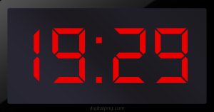 Digital LED Clock Time Digital LED Clock Time Digital LED Clock Time Digital LED Clock Time 19:29