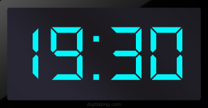 Digital LED Clock Time Digital LED Clock Time Digital LED Clock Time Digital LED Clock Time 19:30