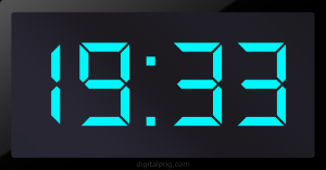 Digital LED Clock Time Digital LED Clock Time Digital LED Clock Time Digital LED Clock Time 19:33