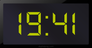 Digital LED Clock Time Digital LED Clock Time Digital LED Clock Time Digital LED Clock Time 19:41