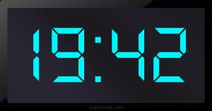 Digital LED Clock Time Digital LED Clock Time Digital LED Clock Time Digital LED Clock Time 19:42