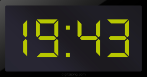 Digital LED Clock Time Digital LED Clock Time Digital LED Clock Time Digital LED Clock Time 19:43