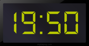 Digital LED Clock Time Digital LED Clock Time Digital LED Clock Time Digital LED Clock Time 19:50