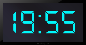 Digital LED Clock Time Digital LED Clock Time Digital LED Clock Time Digital LED Clock Time 19:55