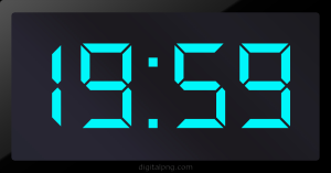 Digital LED Clock Time Digital LED Clock Time Digital LED Clock Time Digital LED Clock Time 19:59