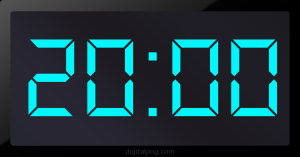 Digital LED Clock Time Digital LED Clock Time Digital LED Clock Time Digital LED Clock Time 20:00