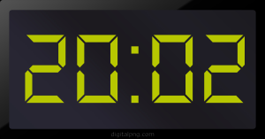 Digital LED Clock Time Digital LED Clock Time Digital LED Clock Time Digital LED Clock Time 20:02