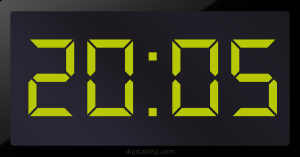 Digital LED Clock Time Digital LED Clock Time Digital LED Clock Time Digital LED Clock Time 20:05