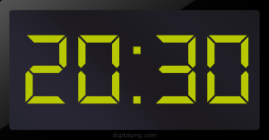 Digital LED Clock Time Digital LED Clock Time Digital LED Clock Time 20:30