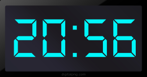 Digital LED Clock Time Digital LED Clock Time Digital LED Clock Time 20:56