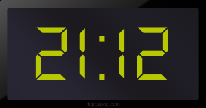 Digital LED Clock Time Digital LED Clock Time Digital LED Clock Time 21:12