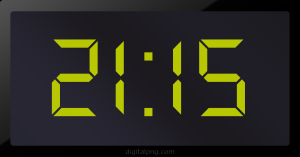 Digital LED Clock Time Digital LED Clock Time Digital LED Clock Time 21:15