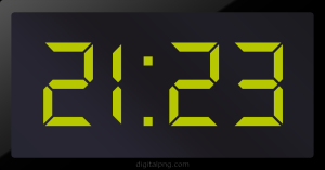 Digital LED Clock Time Digital LED Clock Time Digital LED Clock Time 21:23