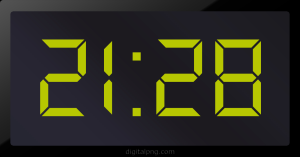 Digital LED Clock Time Digital LED Clock Time Digital LED Clock Time 21:28