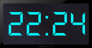Digital LED Clock Time Digital LED Clock Time Digital LED Clock Time 22:24