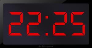 Digital LED Clock Time Digital LED Clock Time Digital LED Clock Time 22:25